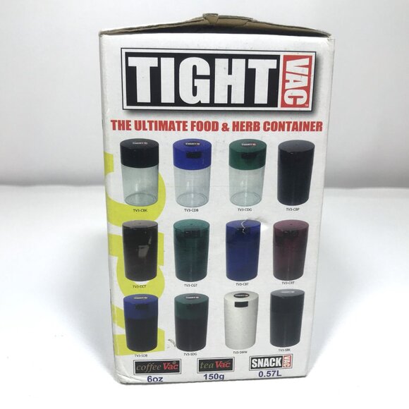 Tight Vac Vacuum Sealed Container for Coffee Tea Herbs Snacks 6 oz - Picture 9 of 12